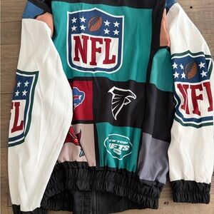 NFL Black and Teal Bomber Jacket
